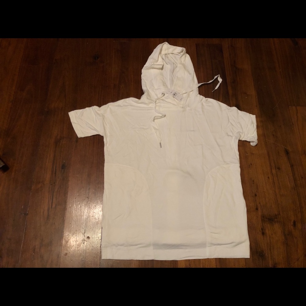 Women’s Lou and Grey white s/s hoodie size Small